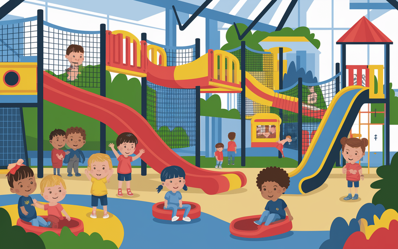 parc gulli parc jeux enfants toboggans parcours aventure