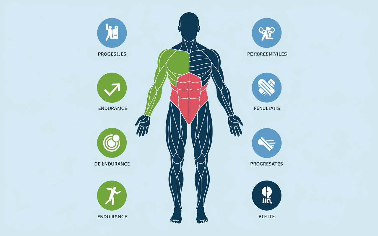 Infographie body pump muscles endurance et tonification
