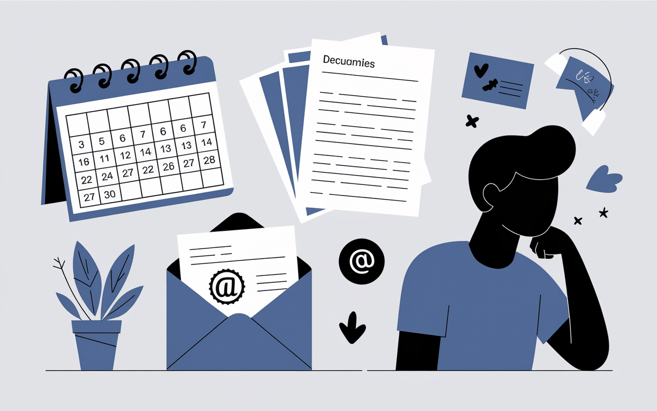 Étapes lettre de résiliation salle de sport calendrier enveloppe recommandée