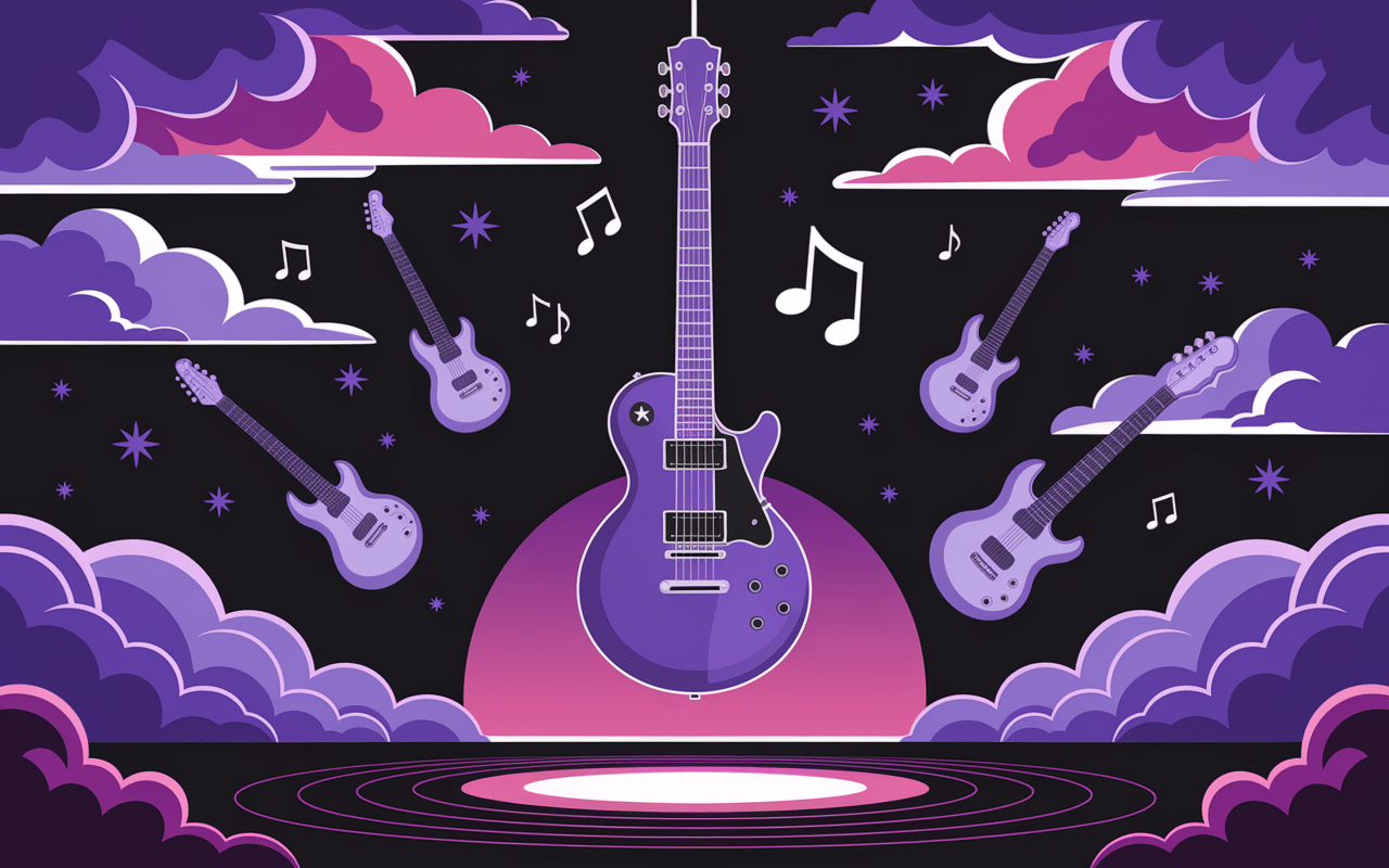 scene onirique dreamcatcher dream attrape reves guitares notes musique