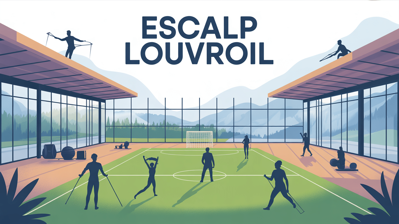 complexe sportif escalp louvroil avec terrains et activités