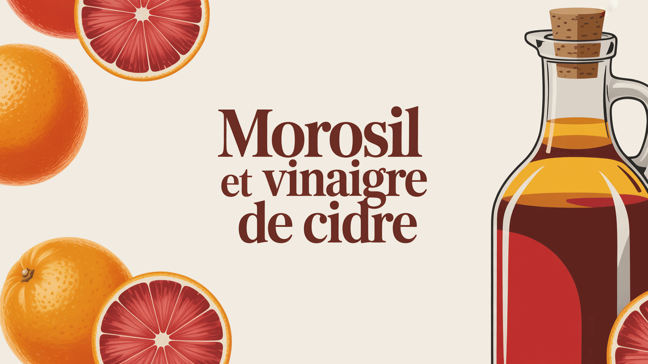 composition moderne oranges sanguines et vinaigre de cidre morosil