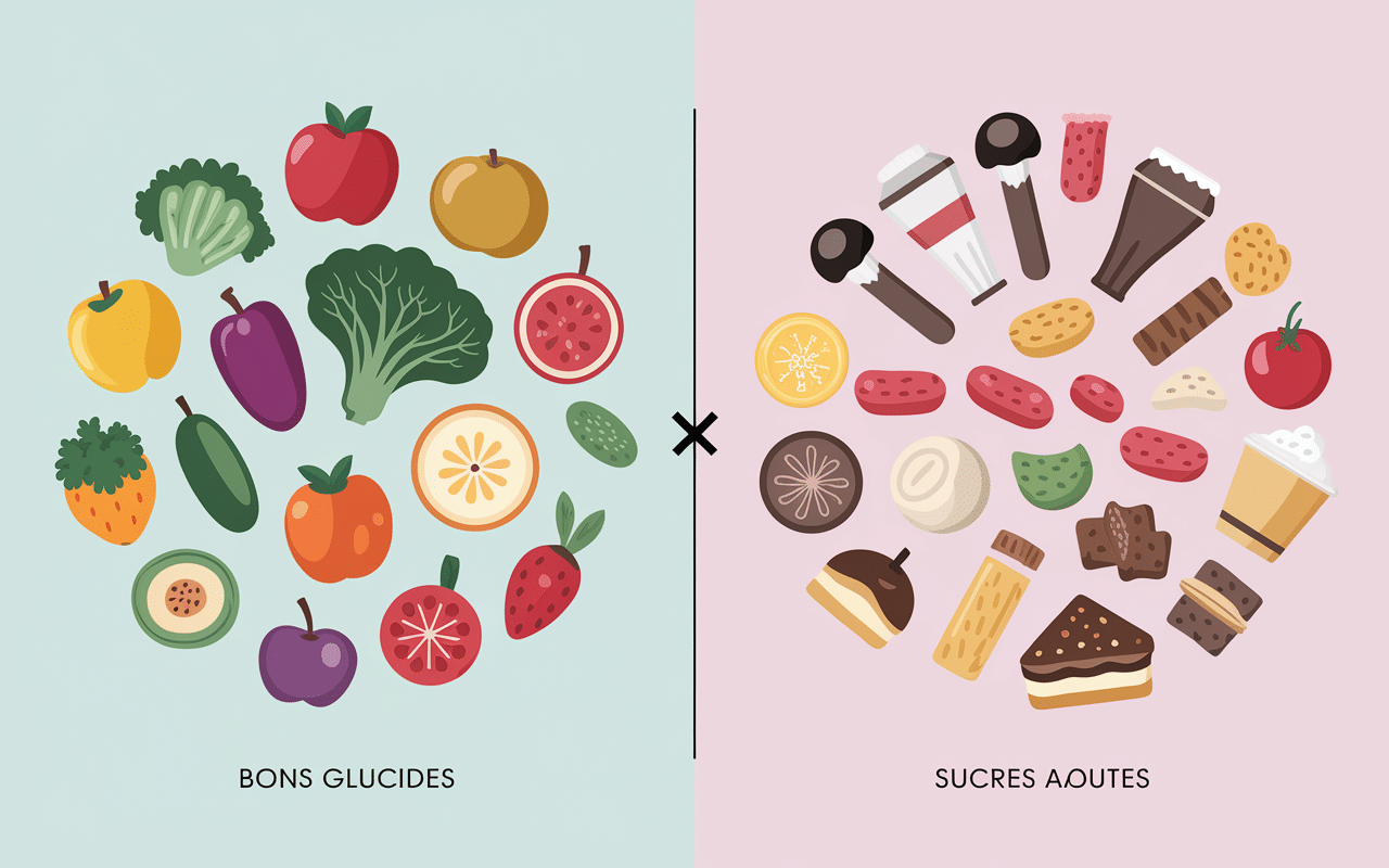 bons glucides et sucres ajoutes regime sans sucre