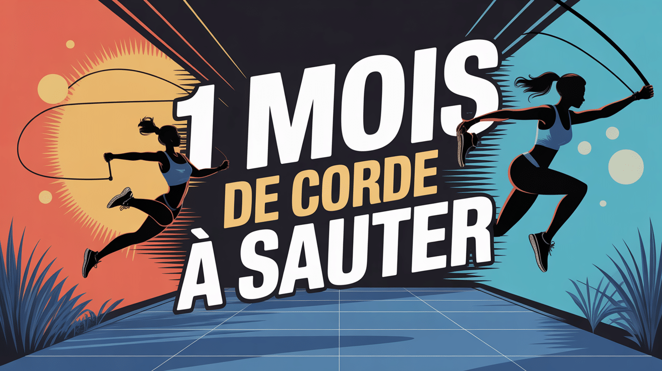 Image dynamique de corde à sauter