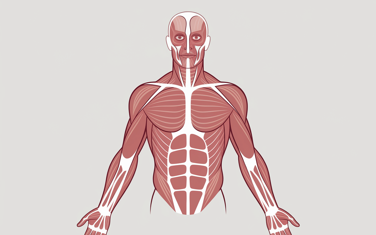 Diagramme anatomique des triceps