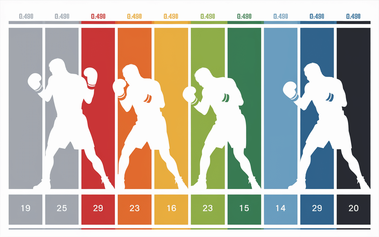 Tableau de classement boxeurs