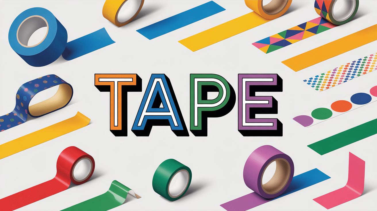 Collection de bandes adhésives tape tapes avec motifs.