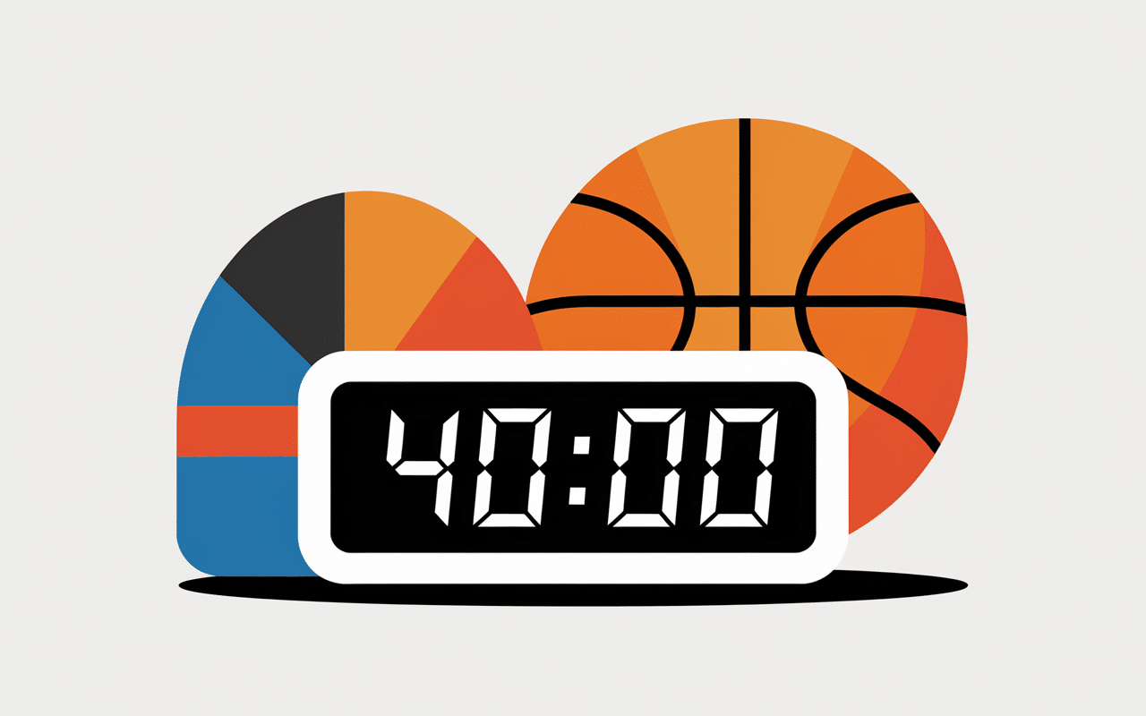 Chronomètre FIBA et quart-temps