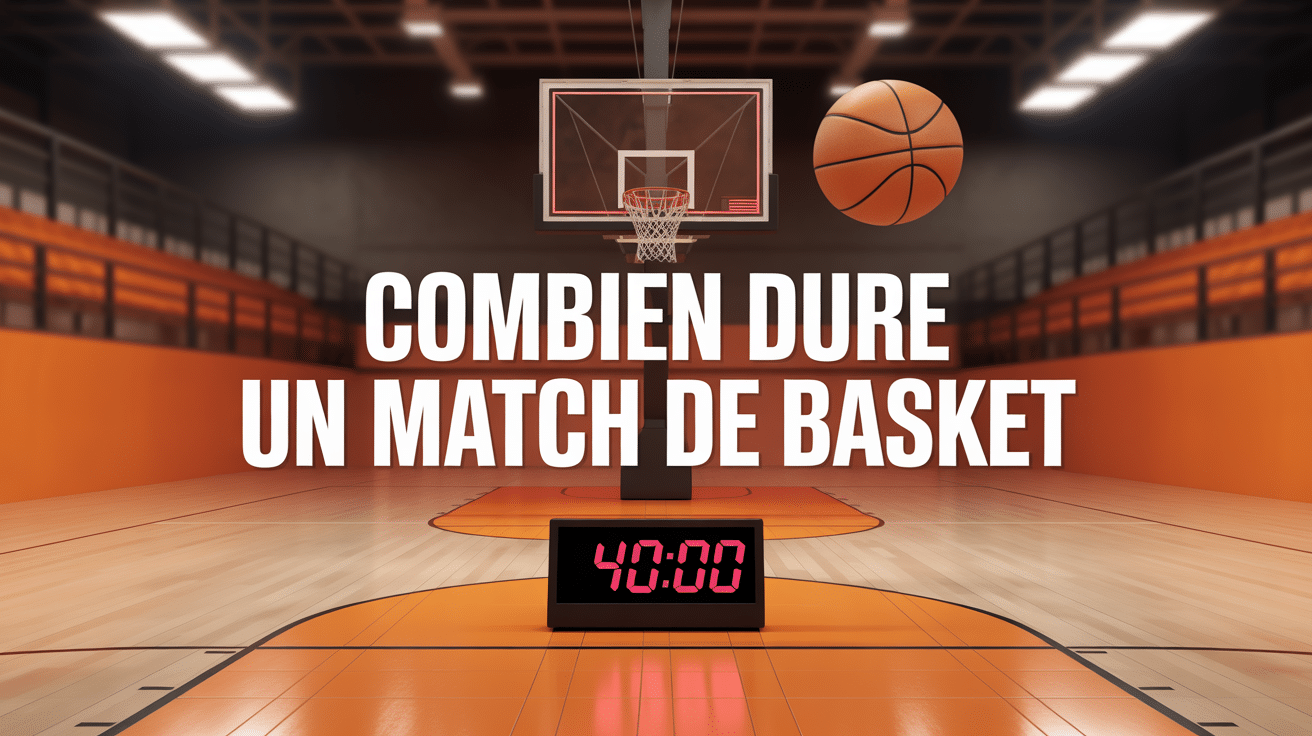 Basketball terrain et chronomètre 40:00