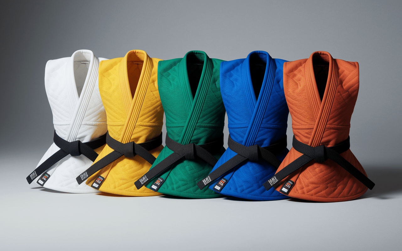 Alignement ceintures judo