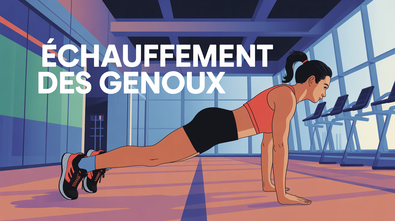 Exercices échauffement genoux moderne