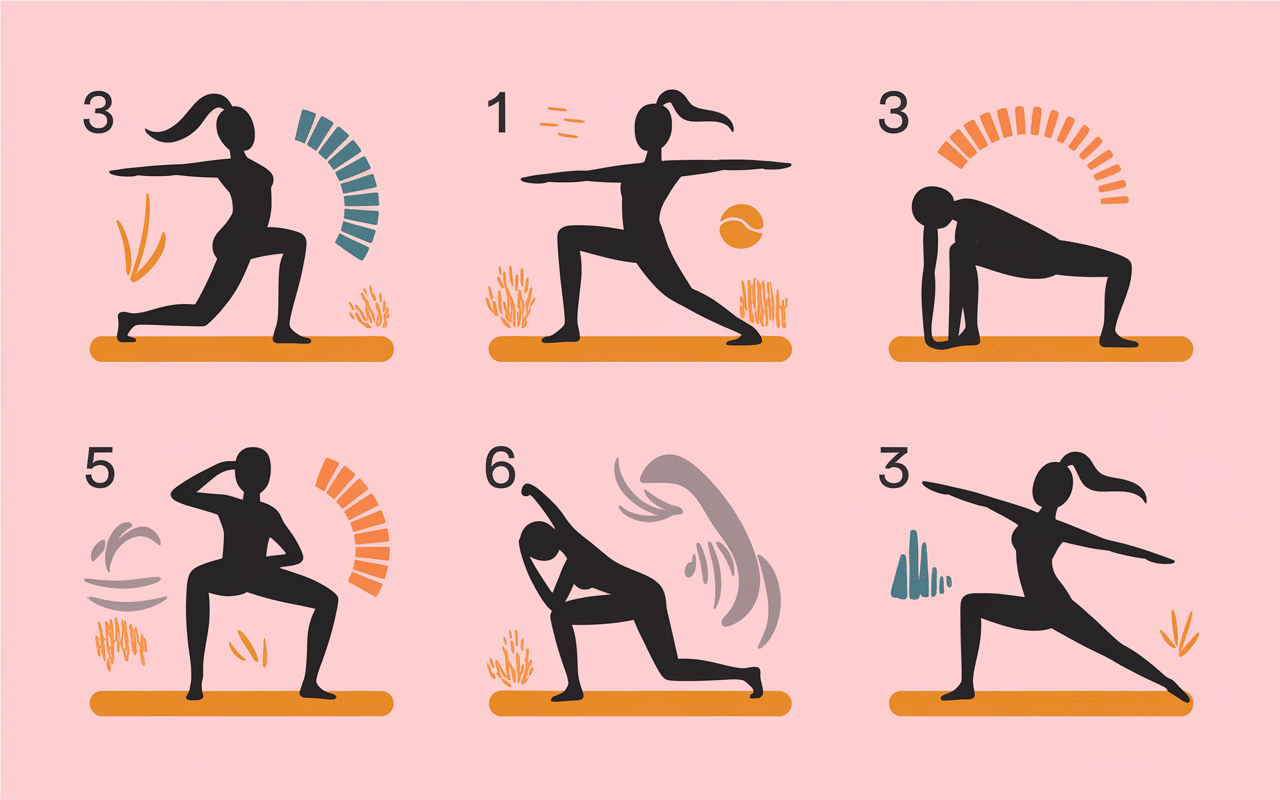 Séquence exercices échauffement genoux