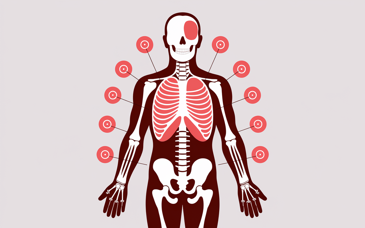 Douleurs anatomiques Pilates