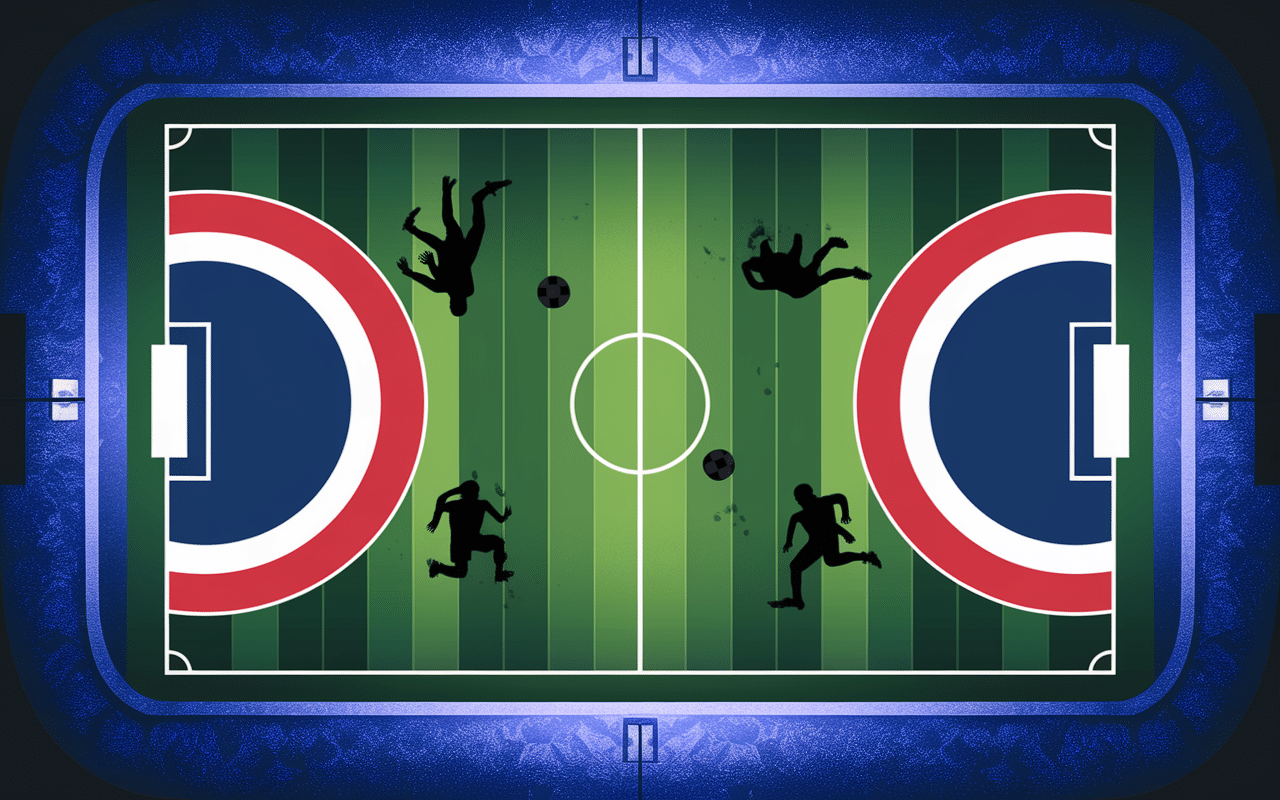 prolongation foot terrain aérien