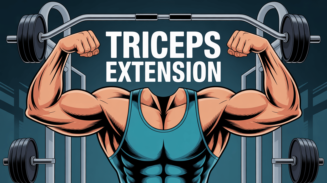 Image de tricep extension avec équipements fitness