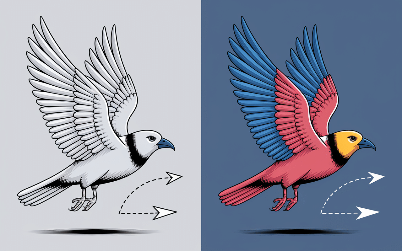 Comparaison volants badminton plumes et plastique