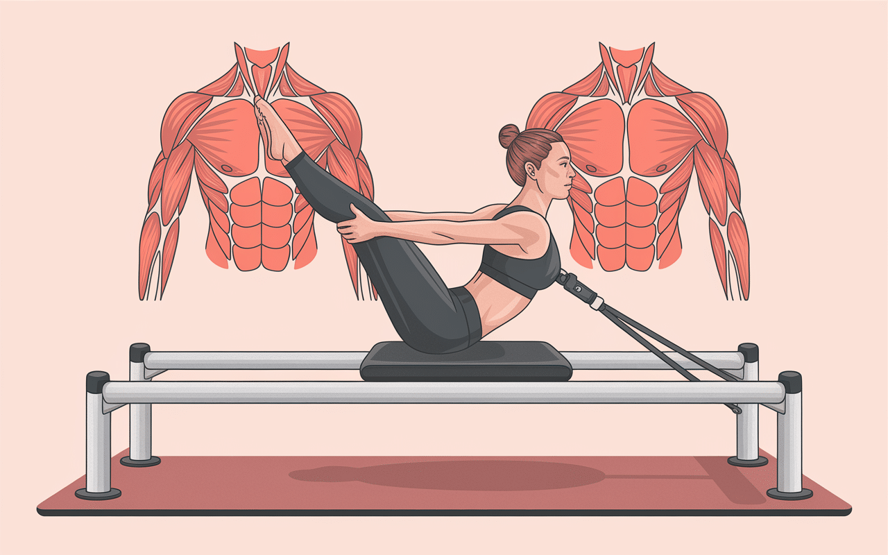 Anneau pilates exercices pdf muscles sollicités illustration