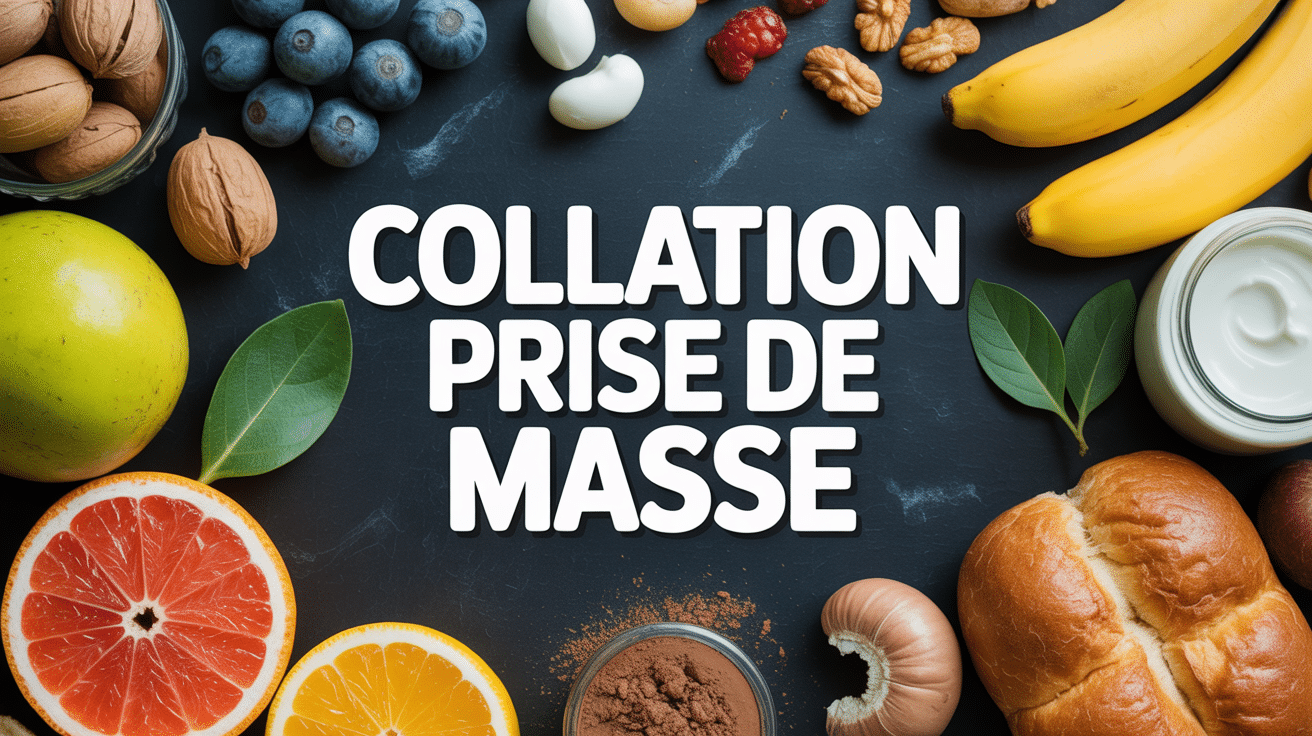 Assortiment collation prise de masse musculation