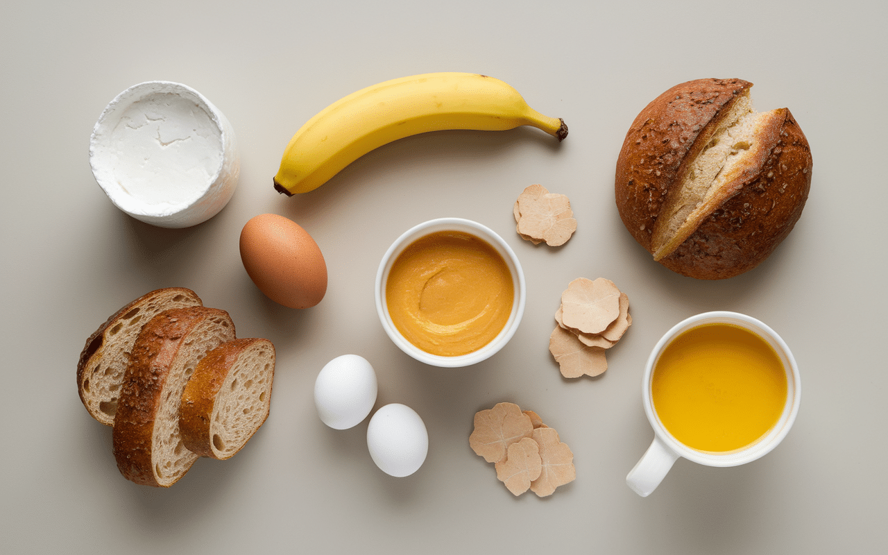 Ingrédients collation prise de masse efficace