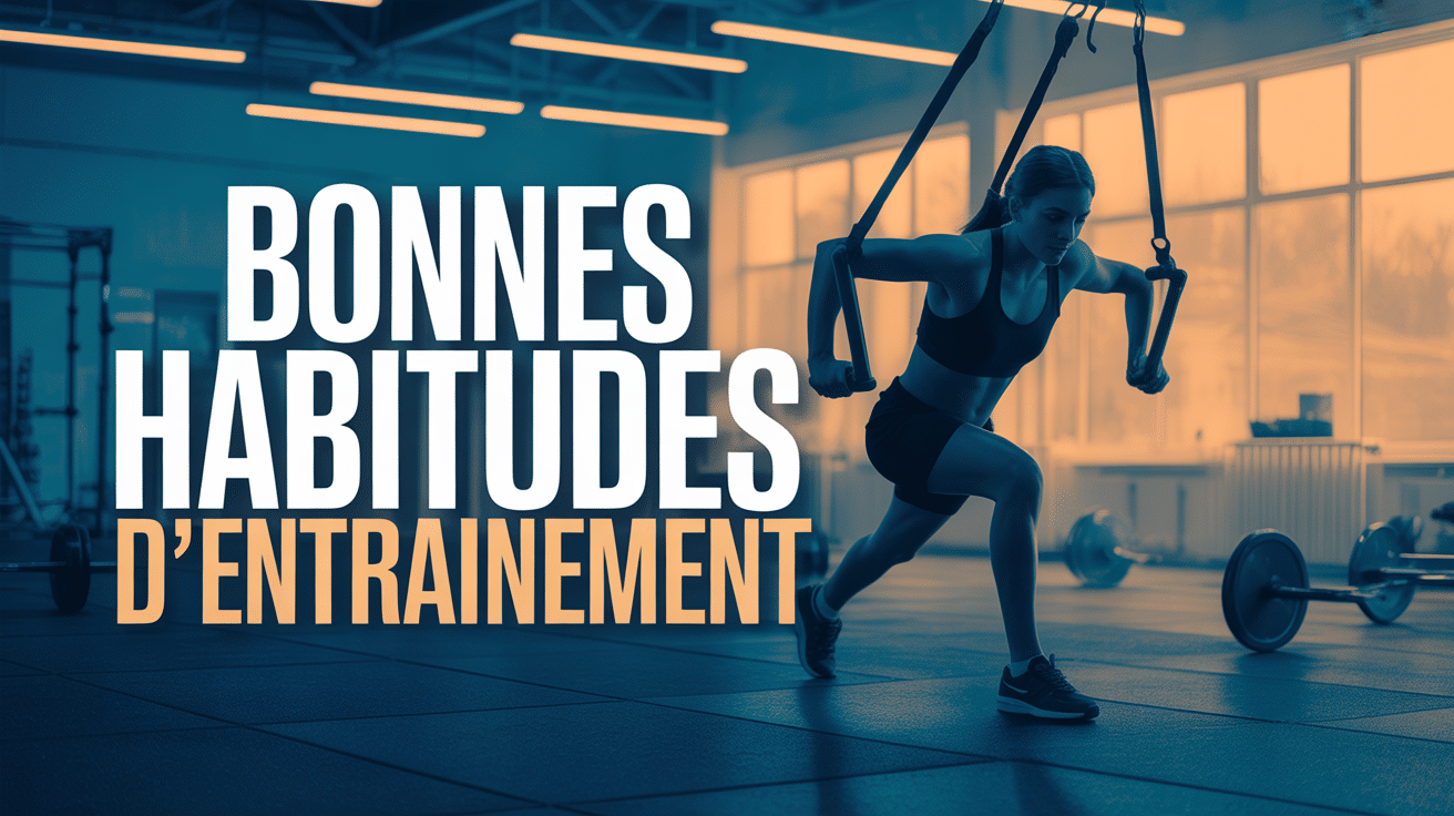 comment bien s'entraîner illustration silhouette haltères