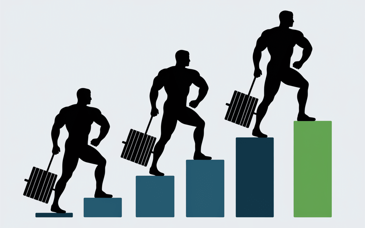 Comment progresser en musculation illustration progression visuelle