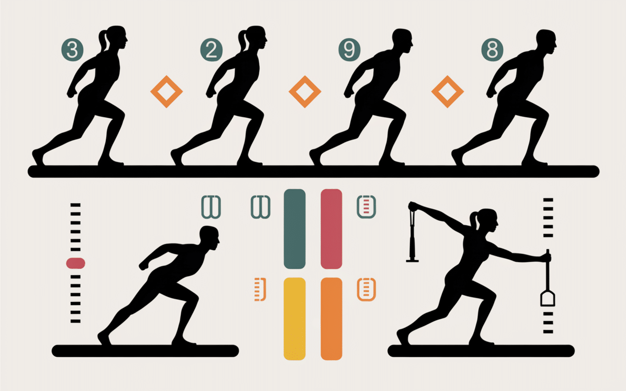 Diagramme tempo musculation explication phases mouvement