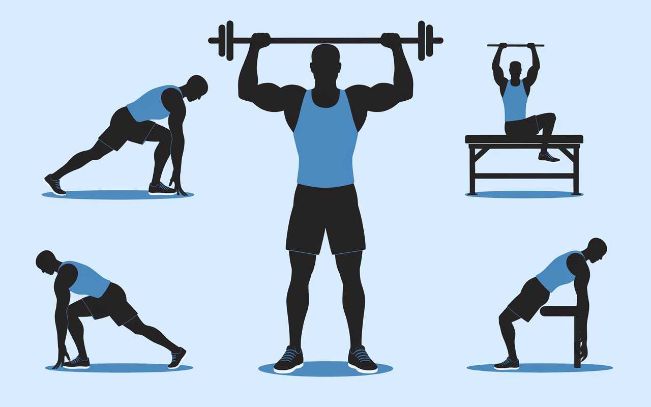 Exemples exercices triceps court efficaces