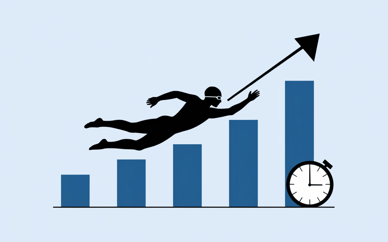 Comprendre tableau allure natation progression temps