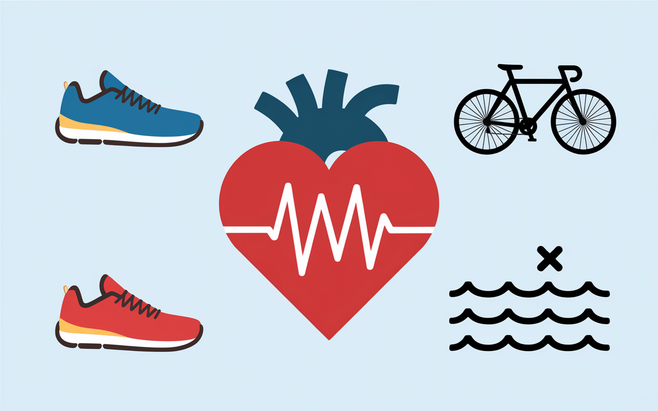 cardio training c est quoi infographie cœur activités sport