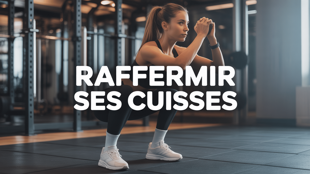 comment raffermir les cuisses femme squat salle sport