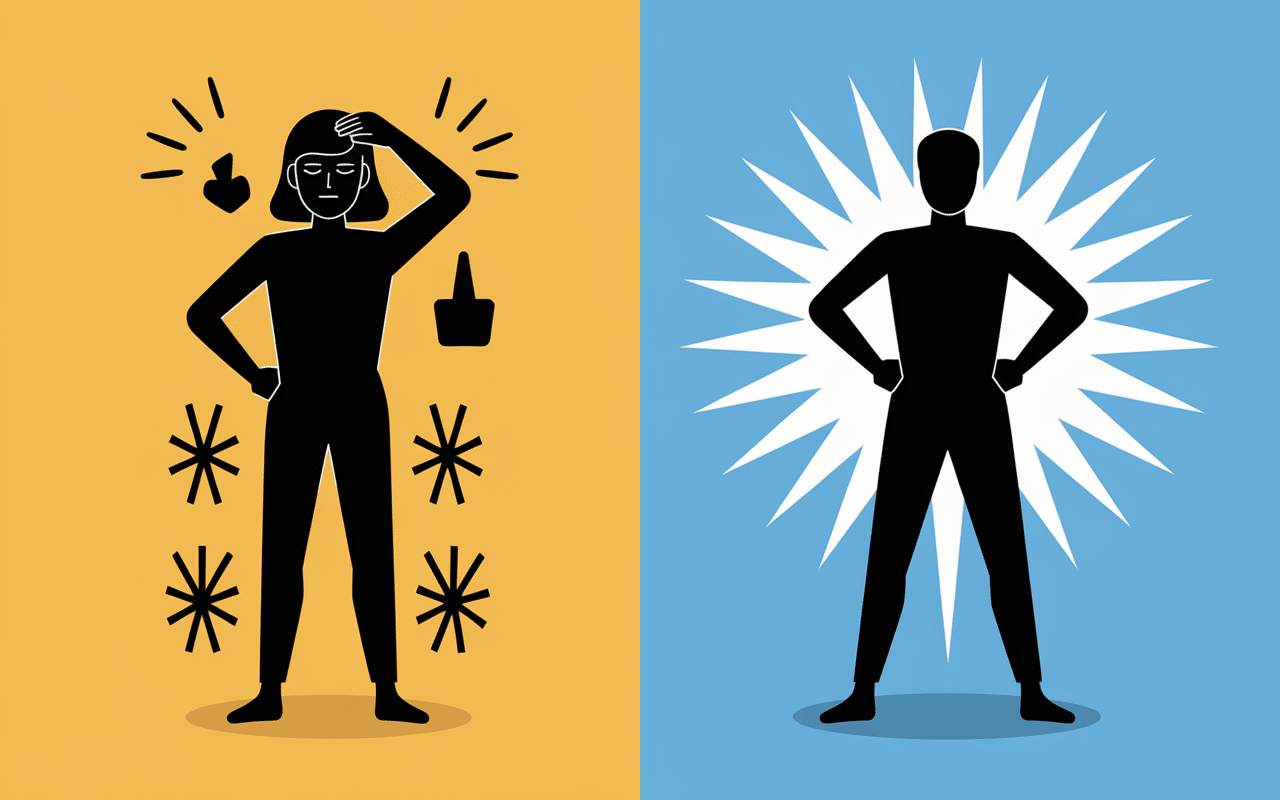 comment se tenir droit vs posture avachie