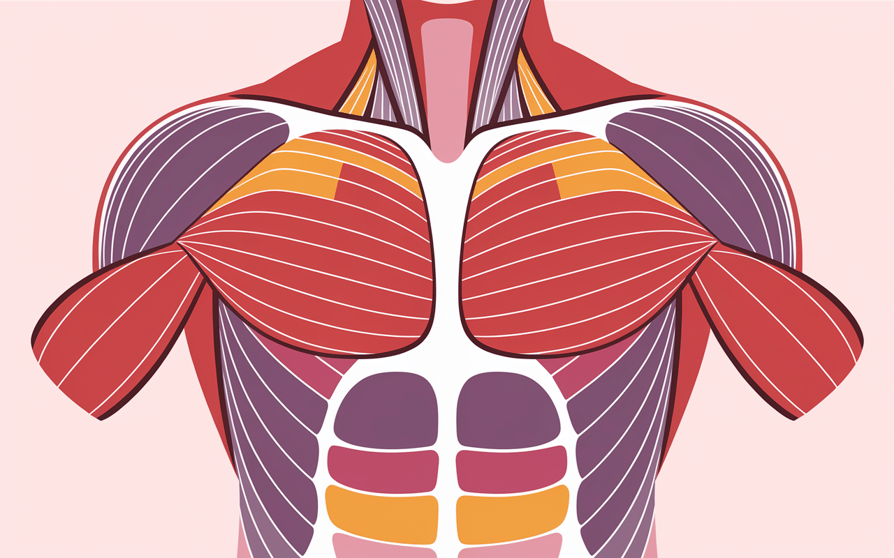 Comment travailler le haut des pecs schéma faisceau claviculaire