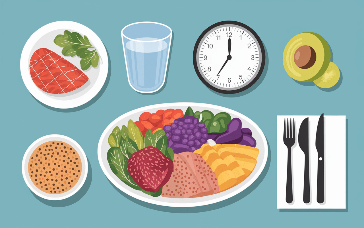 Nutrition equilibree repos corps muscle mais pas trop