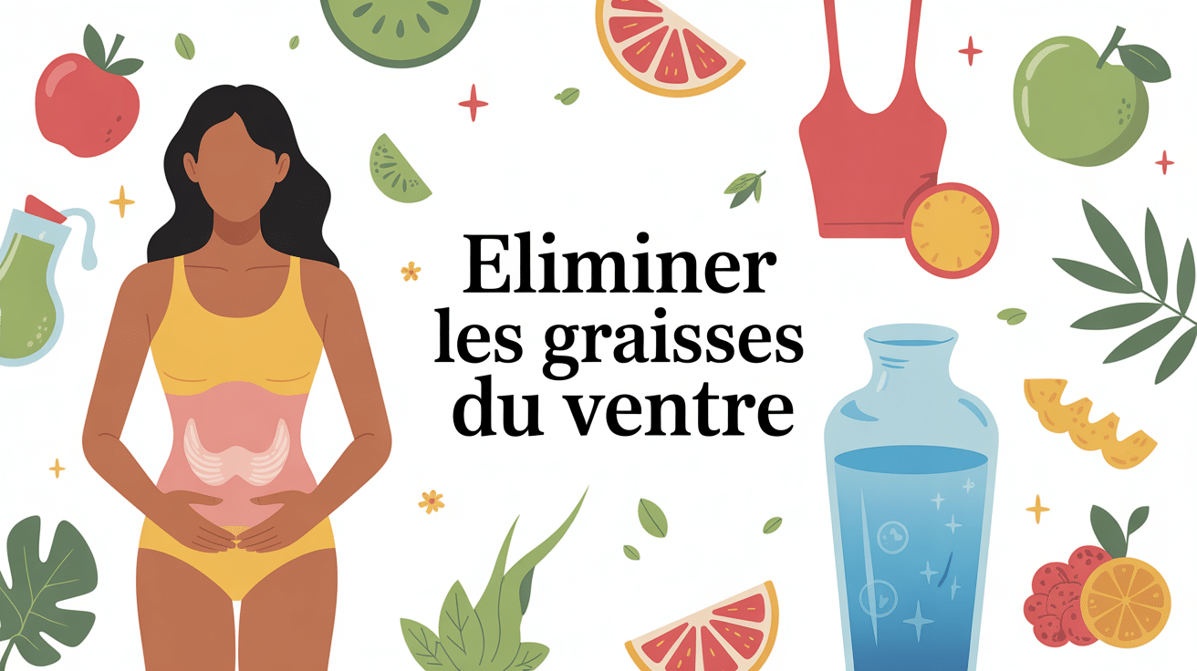 Eliminer les graisse du ventre silhouette feminine sante