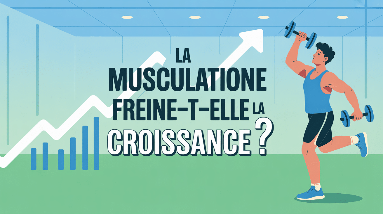 est ce que la musculation arrete la croissance adolescent haltères graphiques