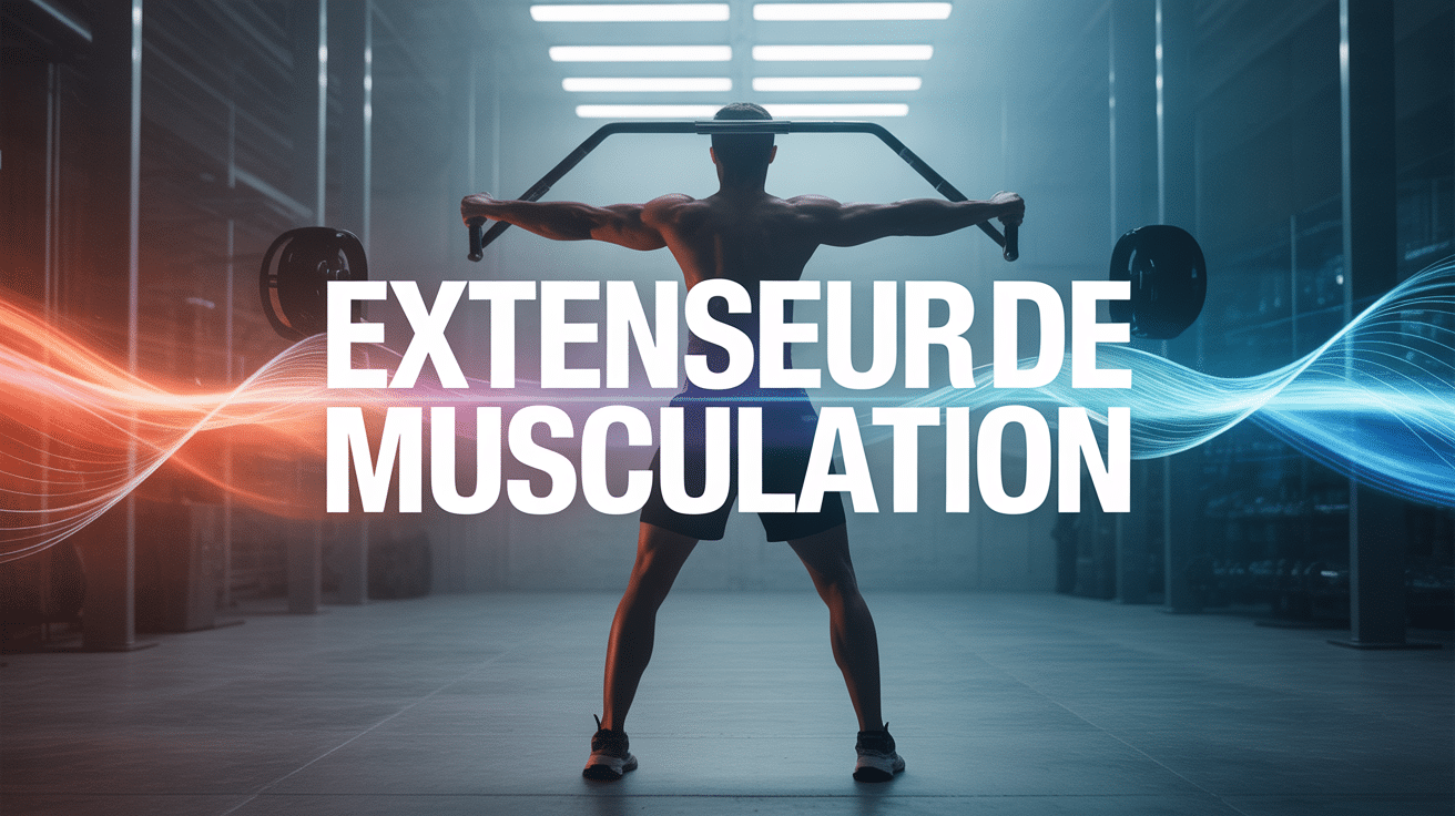 Personne utilisant un extenseur musculation moderne