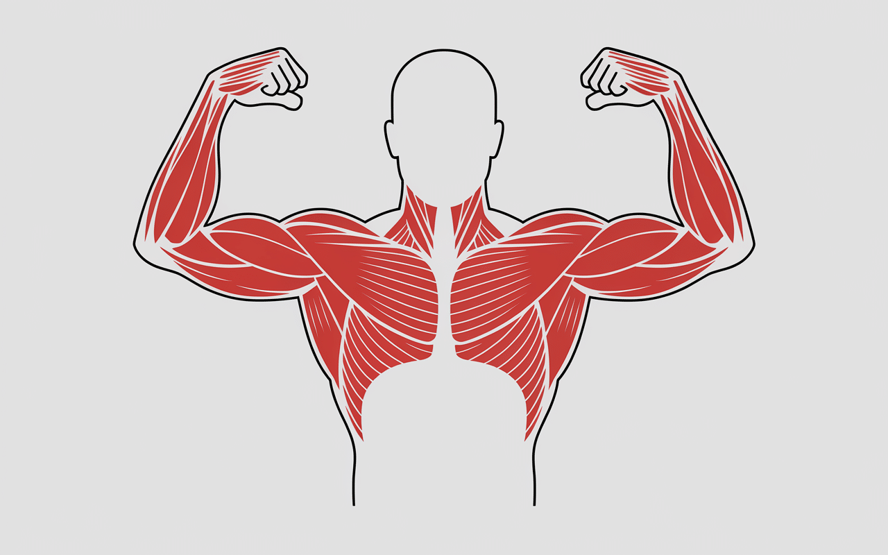 schema anatomique extension triceps au dessus de la tete portions triceps