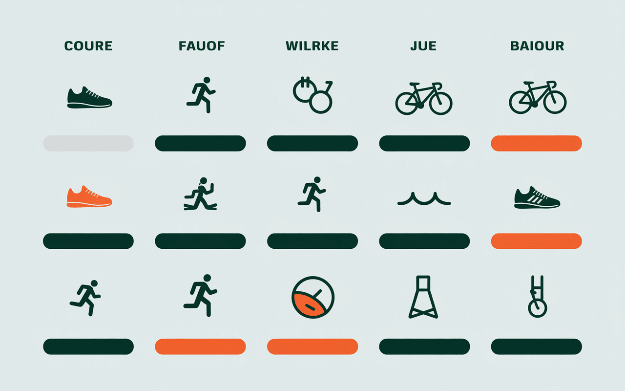 faire du cardio tous les jours calendrier activités variées