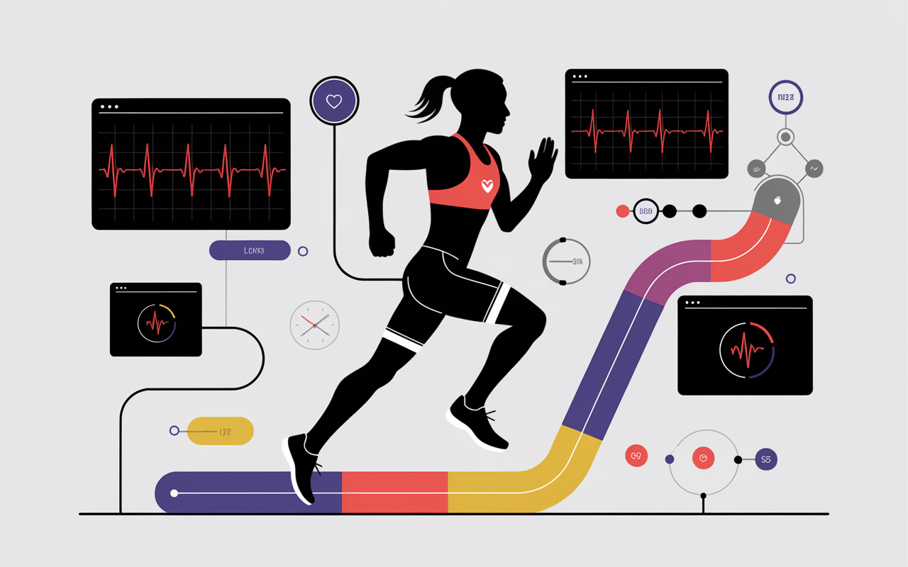 frequence cardiaque sportif tableau coureur montre connectée