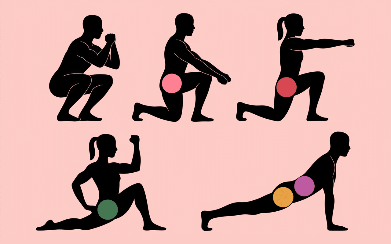 guide des mouvements de musculation squat traction développé