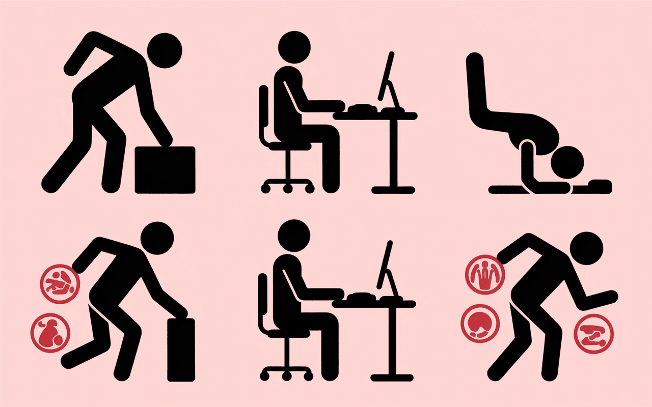 ou sont les lombaires illustration activités douloureuses