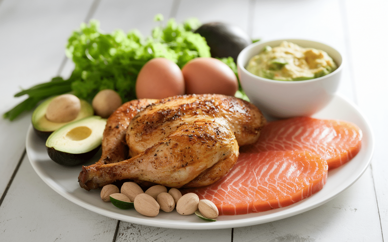 prise de masse sèche nutrition blanc de poulet œufs légumes