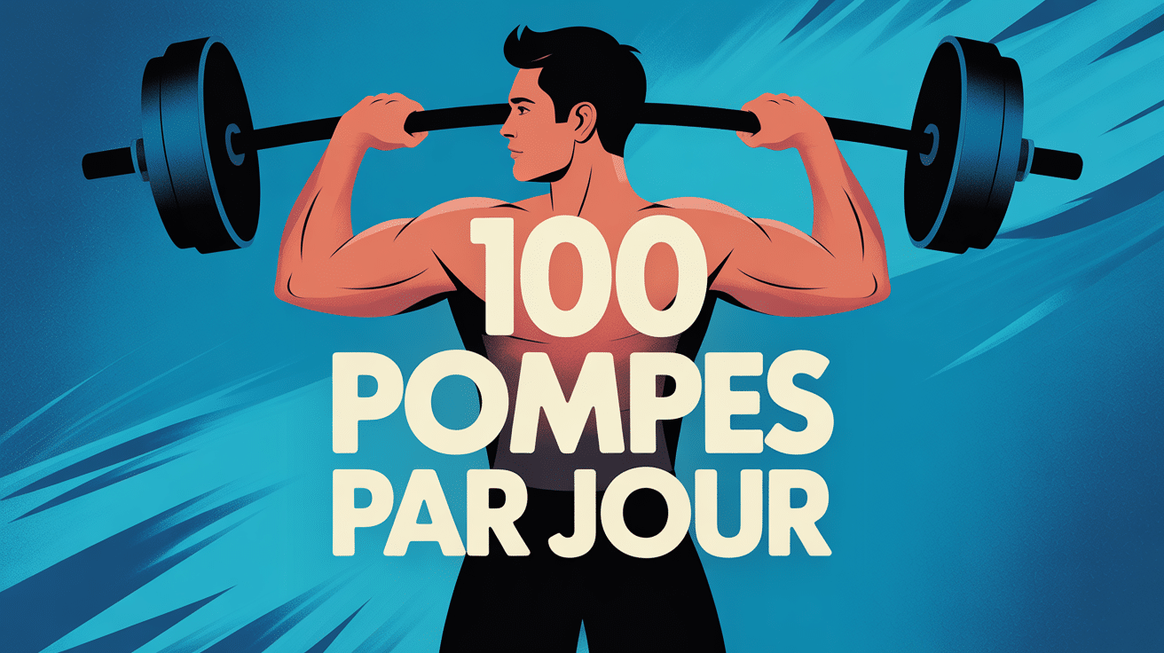 100 pompes par jour homme musclé motivation
