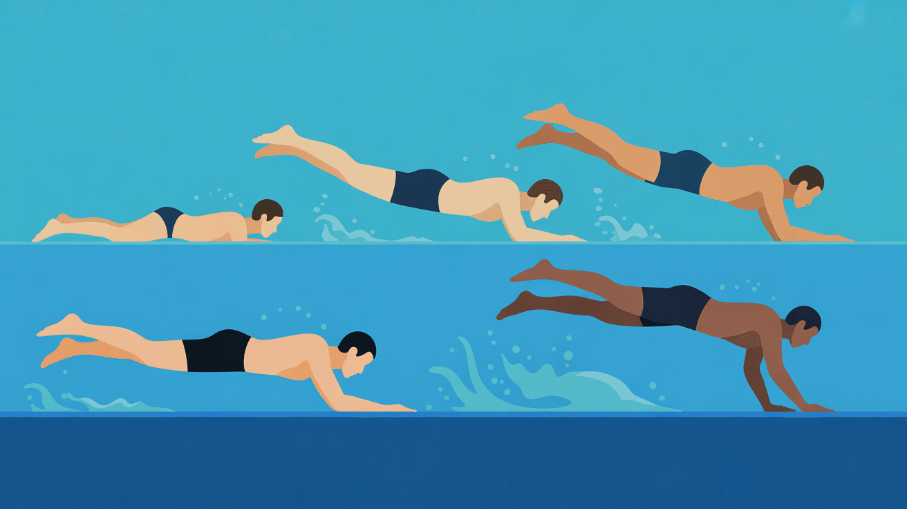 comment nager le crawl apprentissage etapes infographie