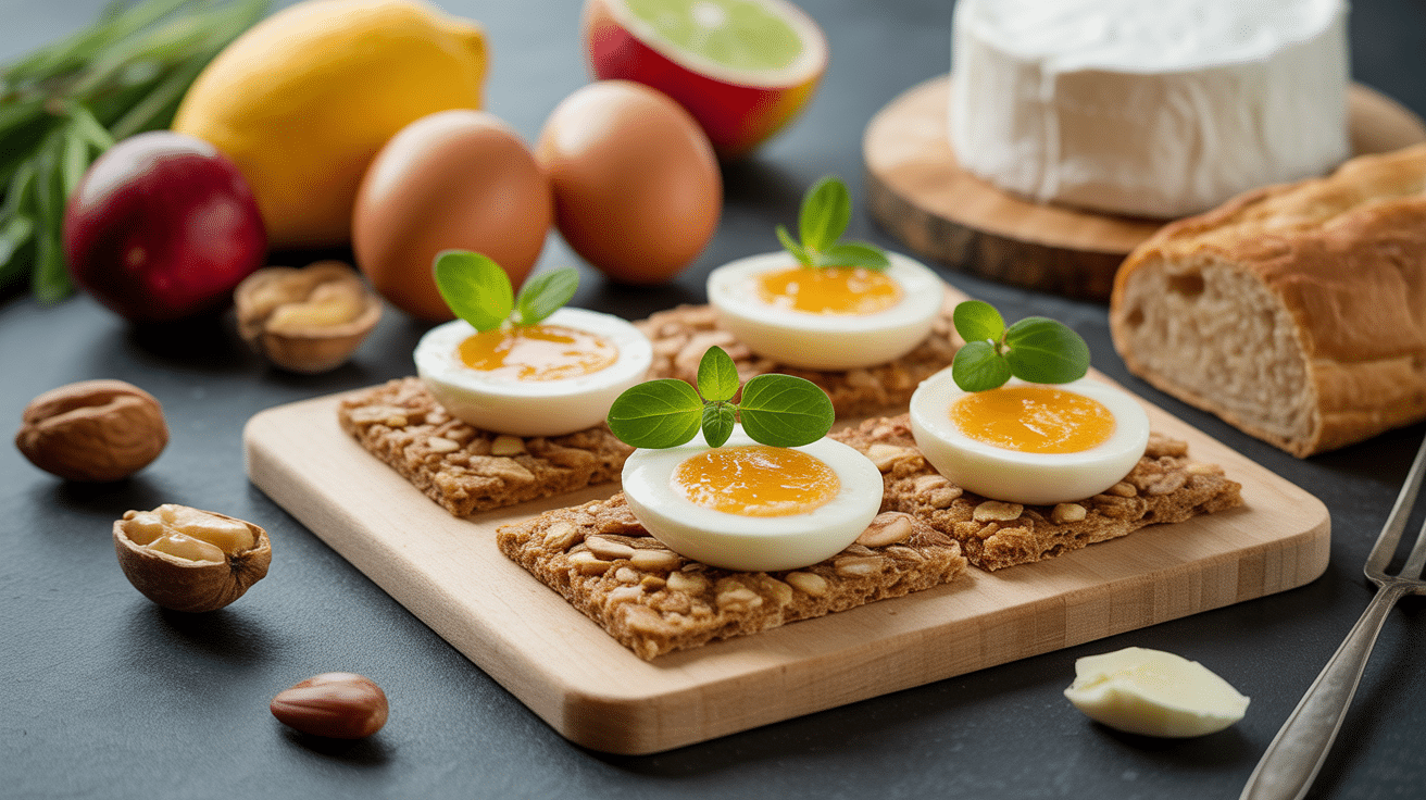 Ingredients pour petit dejeuner prise de masse nutritif