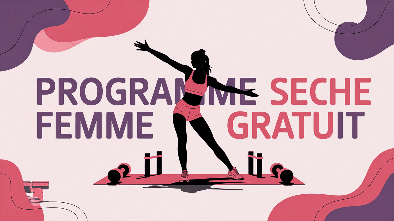 programme seche femme pdf gratuit femme fitness illustration
