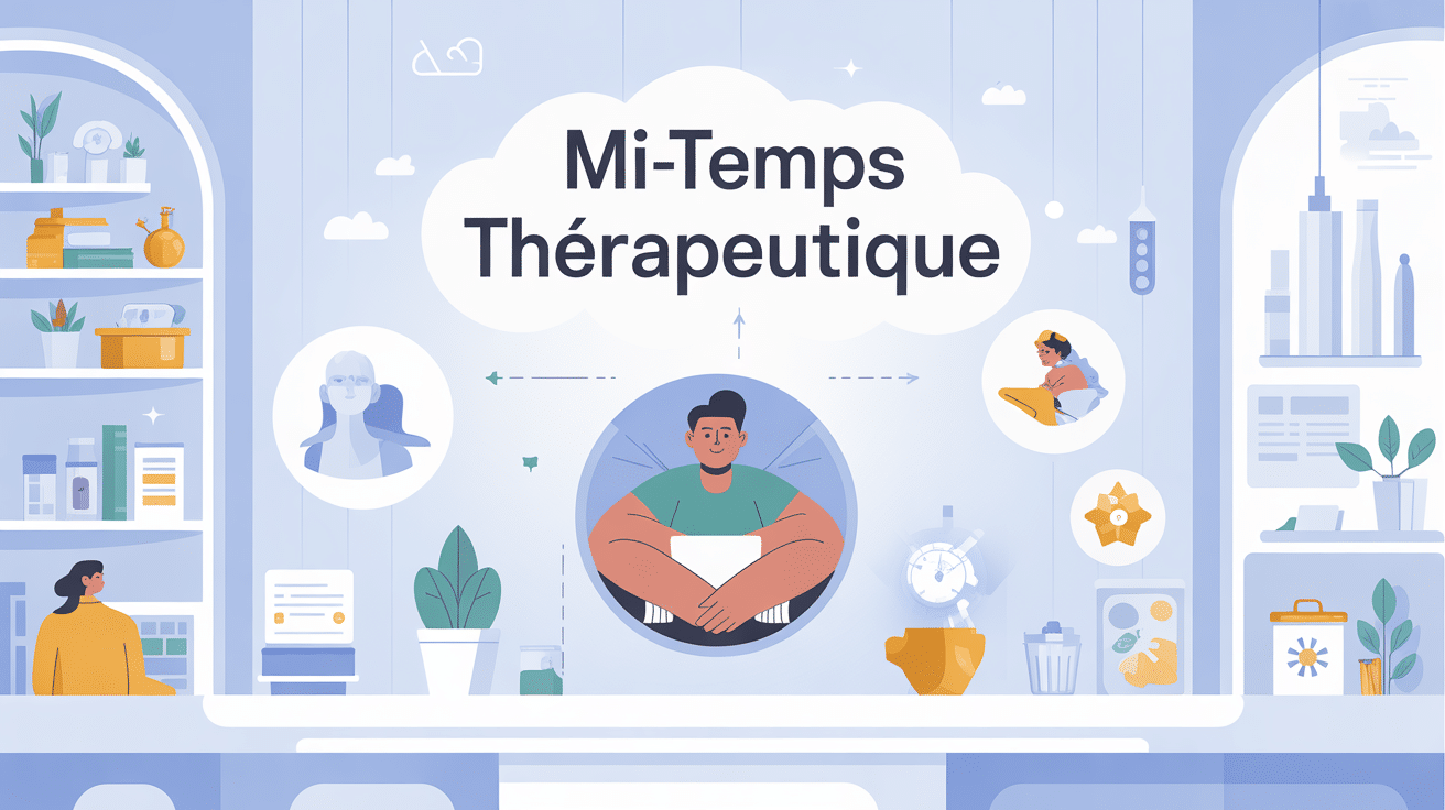 Illustration avantages et inconvénients mi-temps thérapeutique