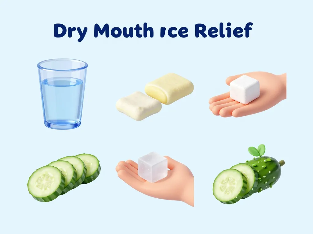 gestes rapides bouche sèche remède grand-mère