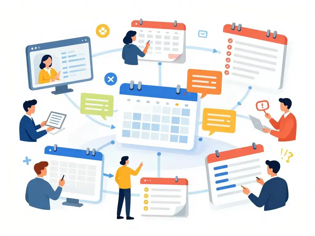 calendovia illustration cas d’utilisation agenda
