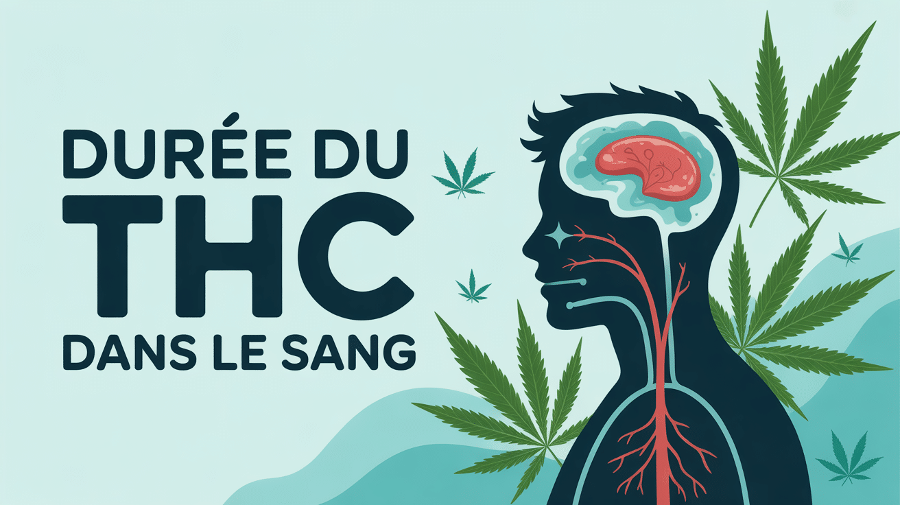 schéma durée combien de temps le thc reste dans le sang